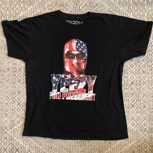 BIGGY THREADS Mens Yeezy for President tee